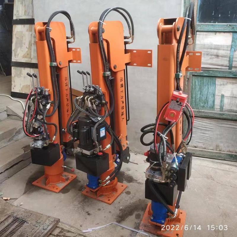 两当县重汽蓝牌随车吊 3.2吨 国六动力强 液压驱动 农用自卸起重机